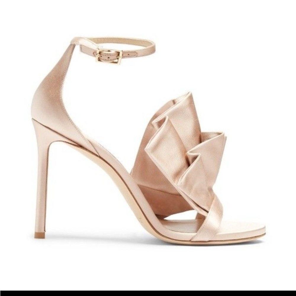 Jimmy Choo Kami 100 · Dusty-Rose Satin · EU 40½ · NWT in Box